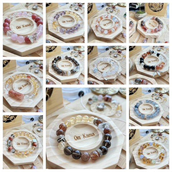 Custom-Made Natural Crystal Bracelet for Each Zodiac Sign